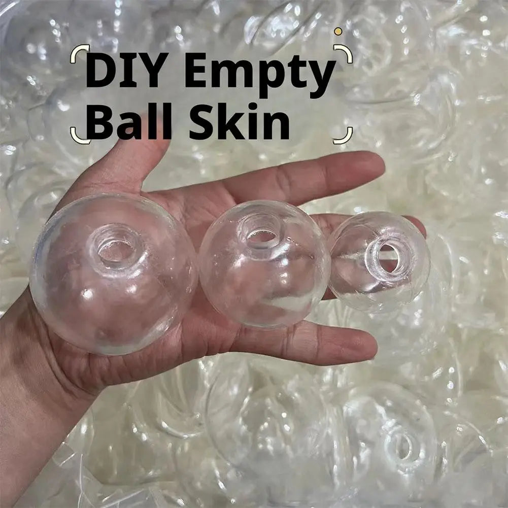 10pcs Creative Sphere Jewelry TRP Casting Molds Tools Diy Handmade Empty Ball Skin Slow Rebound Decompression Slow Rebound Toy