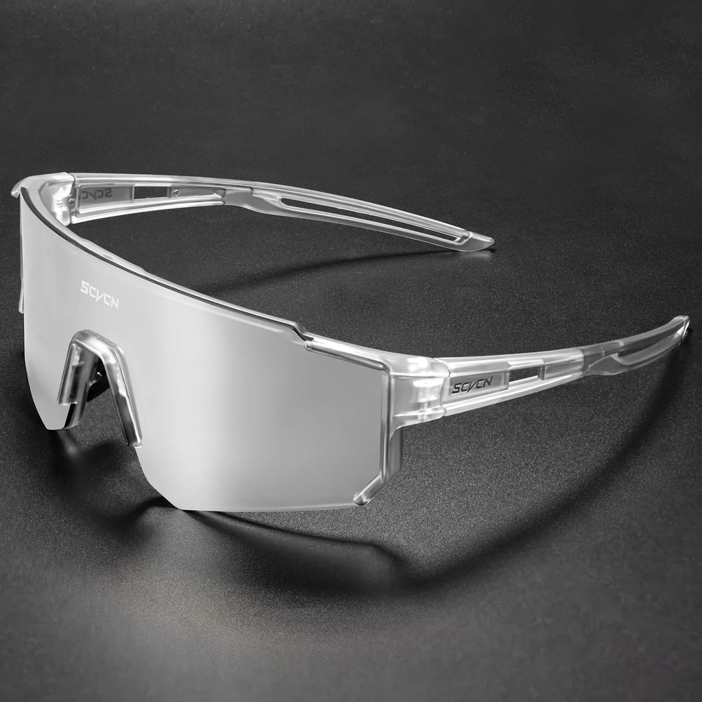 SCVCN Fashion Sunglasses for Men Sport Cycling Glasses Bike Bicycle Hiking Camping Golf UV400 Protection Glasses Women Baseball