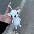 Stuffed Animals Chihuahua Plush Toy Keychain Pendant Puppy Pet Stuffed Chihuahua Doll Kawaii Realistic Chihuahua Simulation Dog