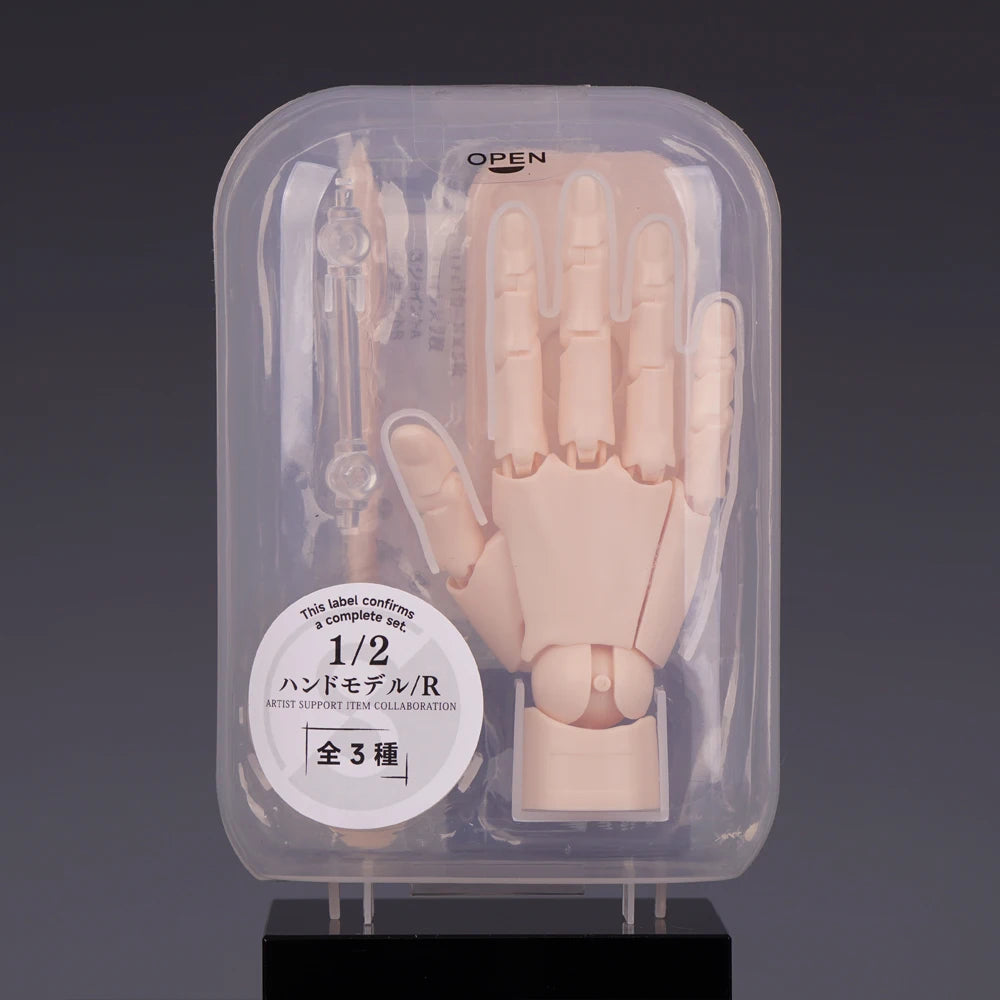 New 1/2 Palm Mini Articulated Action Figure - Anime Character Base Model with Movable Joints - Gashapon Artist Reference Tool