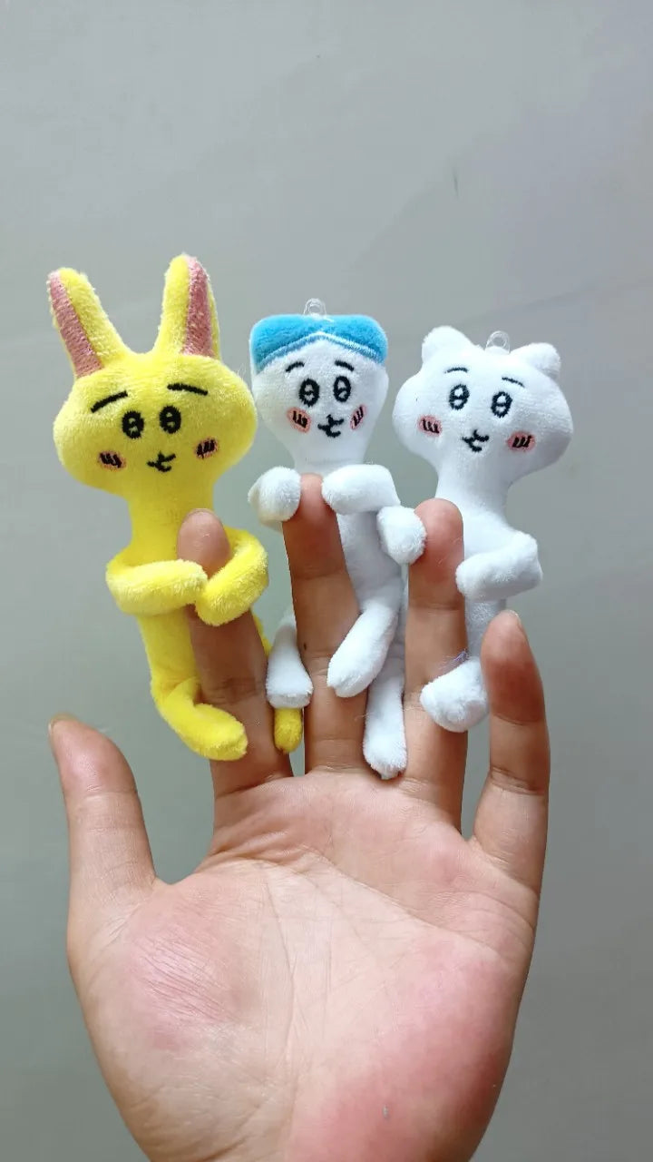 Jhikwas Super Muscle Lines Handmade Whole Body Movable School Bag Pendant Hachiware Usaqi Interesting Pendant Toys