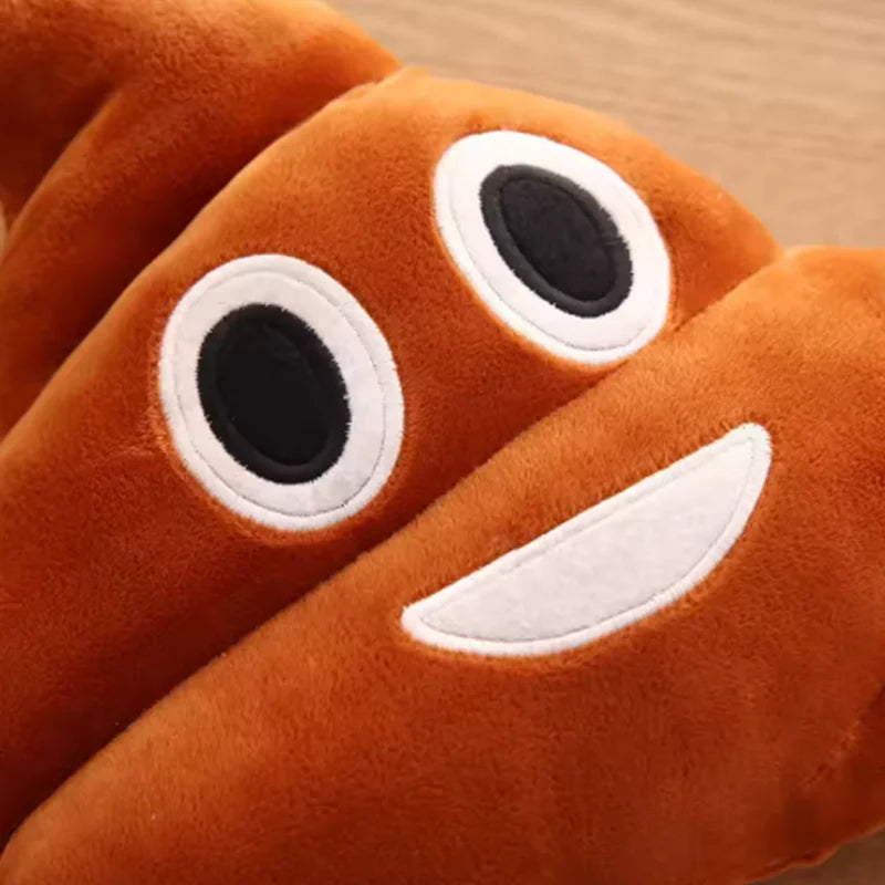 Funny Plush Pillow Super Poop Soft Toy Cute Face Expression Shit Doll Poop Stuffed Toy for Children Birthday Christmas Gift