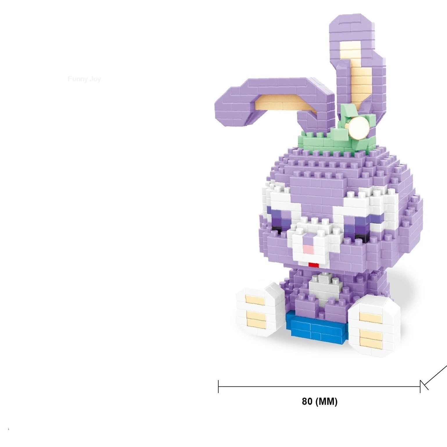 Cartoon Anime Hello Kitty Blocks Kuromi My Melody Cinnamoroll Mouse Building Blocks Doll Toy Kids Birthday Gift