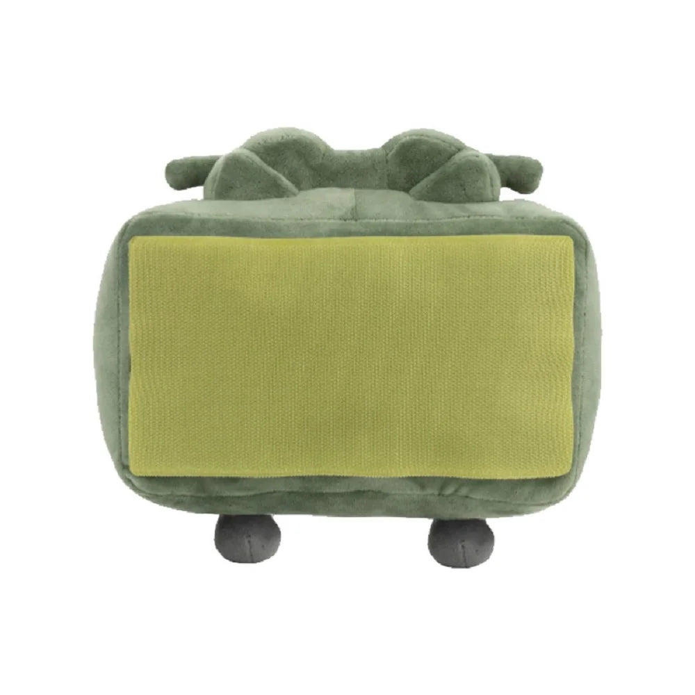 New 20CM Clay  the Claymore Plush Doll Kawaii Green Square Doll Pillow Accessories Gift Collection Model For Kid Birthday Gifts