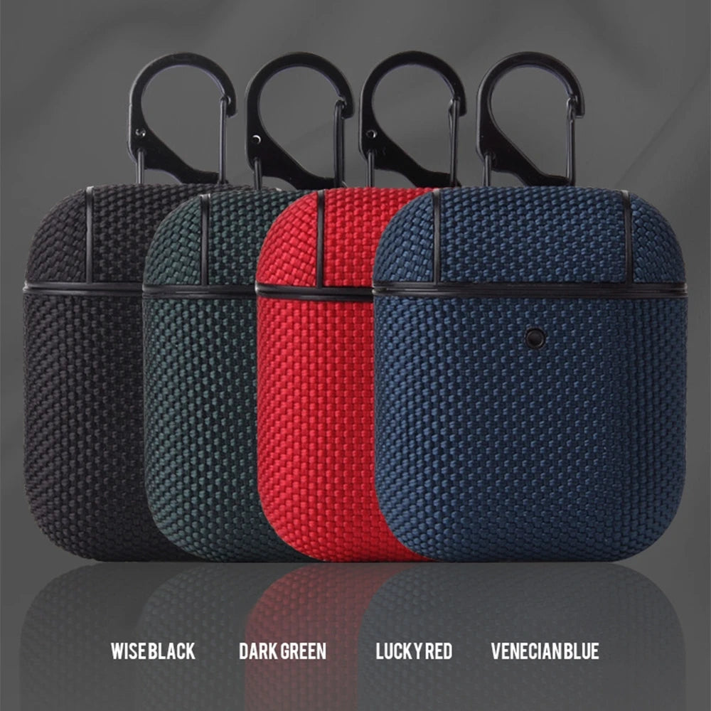 Case for AirPods Pro 2 Cover Wireless Earphone Case For AirPods 3 Textile Cloth Protective case AntiFingerprints For Airpods 2 1