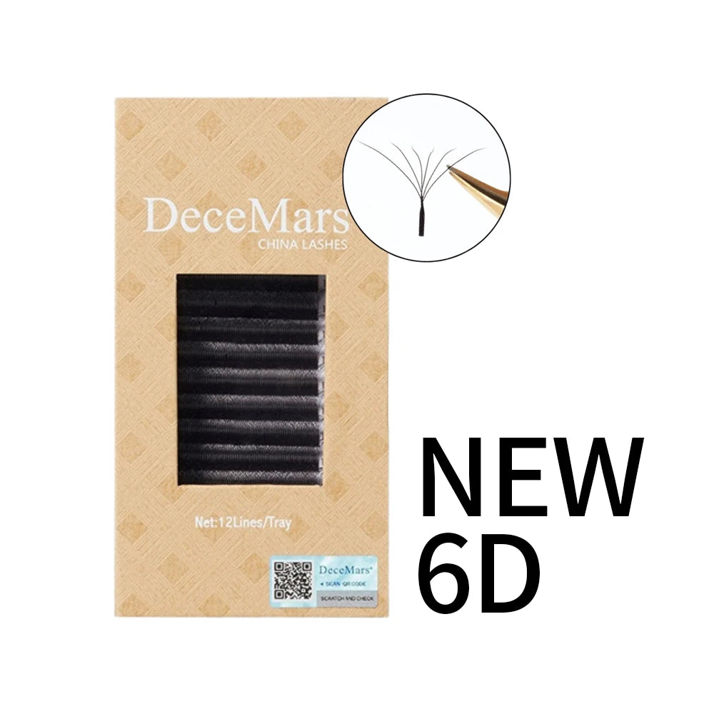 DeceMars 3DW/4DW/5DW/6DW/NEW 6DW/7DW/8DW/NEW 8DW/9DW/10DW/NEW 10DW Eyelash Extension for Makeup