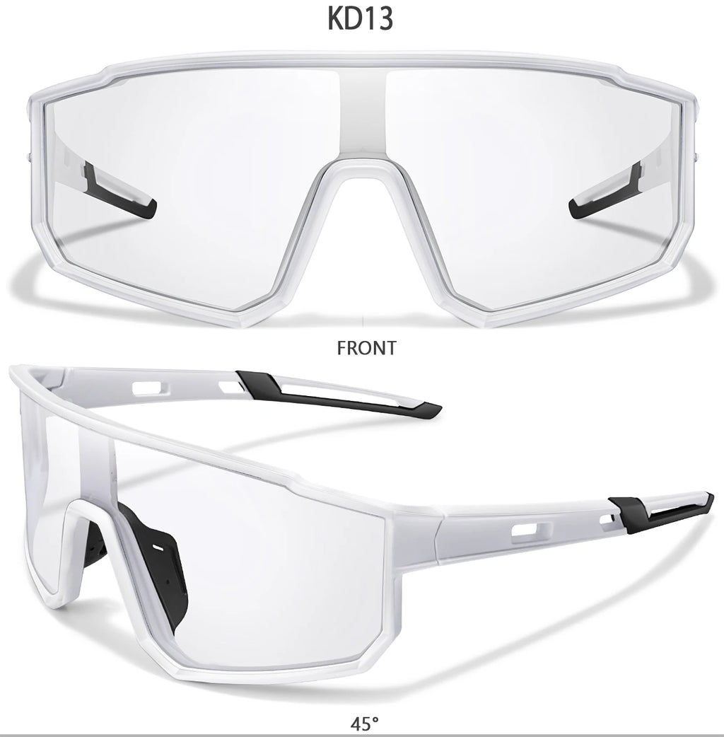 Fashion Brand Men Women Bicycle Photochromic Eyewear MTB Bike Fishing Running Cycling Sports Sunlasses Comfortable Goggles