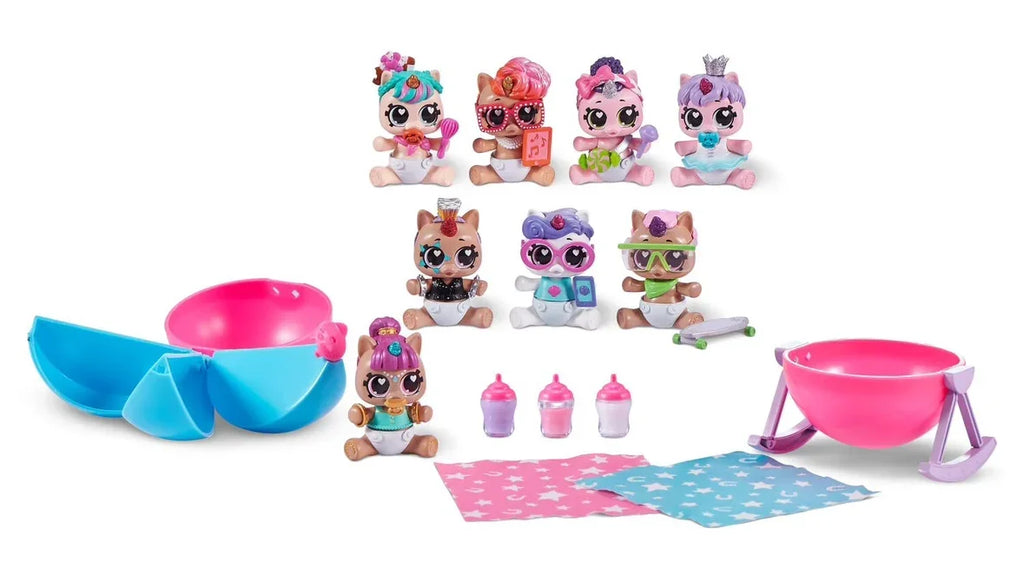 Surprise 5 Capsule Toys Newborn Unicorn Squad Mini Rainbocorn Blind Box Surprise Ball Anime Figure Collectible Toys
