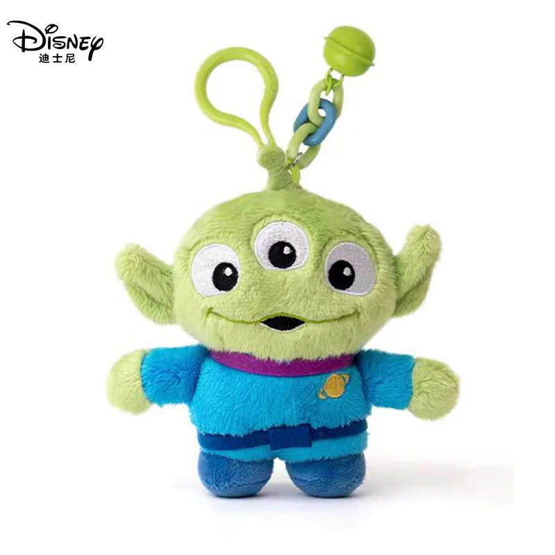 Original Disney Toy Story Stitch Kawaii Winnie Lotso Plush Doll Cartoon Stuffed Anime Keychain Pendant Strap Toys Gift For Kids