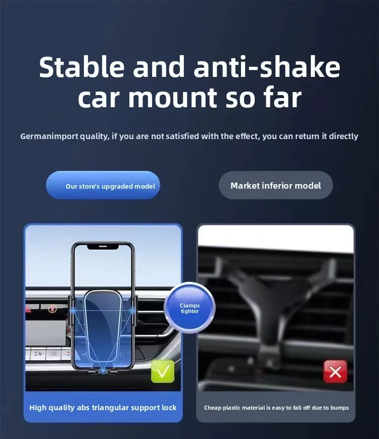 Car Phone Holder Car Air Vent Clip Mount Mobile Cell Stand Smartphone GPS Support For 5-7 Inch Mobile Devices Car accessories