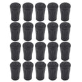 20pcs/pack Trekking Pole Nordic Walk Stick Cane Climb Replacement Alpenstock Outdoor Camp Hike Protector Cap Tip Rubber