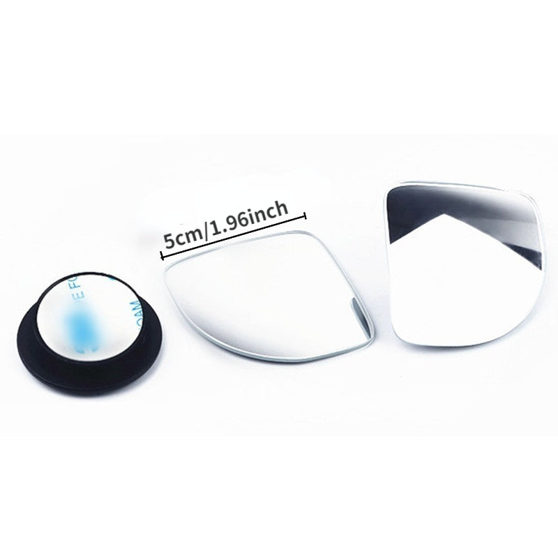 SEAMETAL 2PCS Upgrade Car Rearview Mirror Wide-angle Blind Spot Car Auxiliary Rearview Convex HD Mirrors for Car Accessories