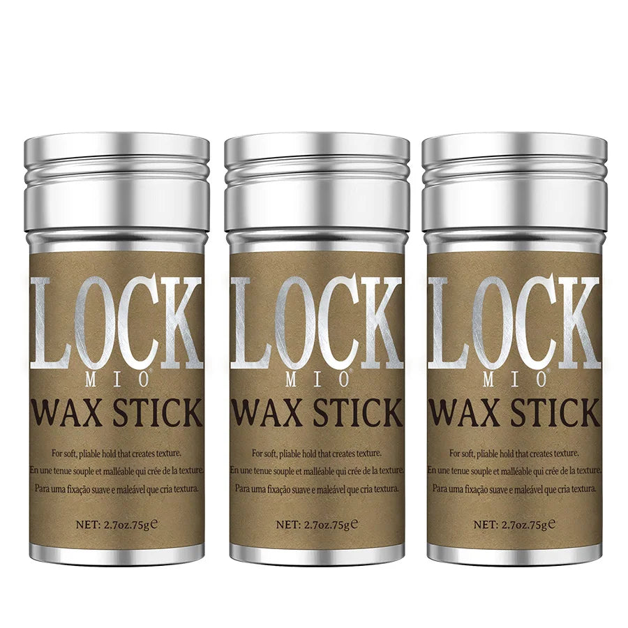 LOCKMIO Hair Wax Stick for Women and Kids Long Lasting Hold Pomade Control Broken Frizz Flyaway Styling Wax for Natural Wigs
