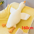 130/160/190cm Large White Goose Fur-Retriever Soft Toy Children's Girls' Gift Cute Doll Sleeping Pillow Large-sized Doll