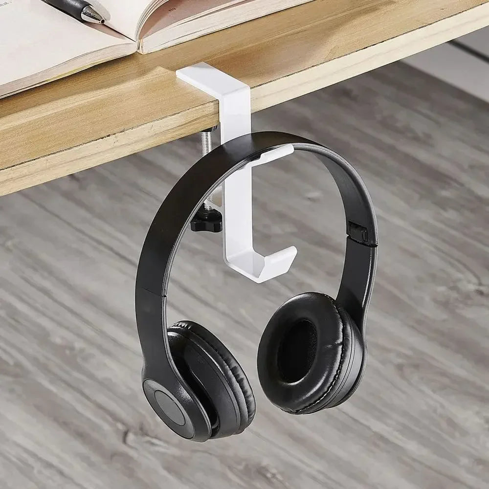 Multi Functional Headphone Stand Table Side Hanging Storage Rack for Sony/Airpods Max Gaming Headset Bag Universal Metal Holder