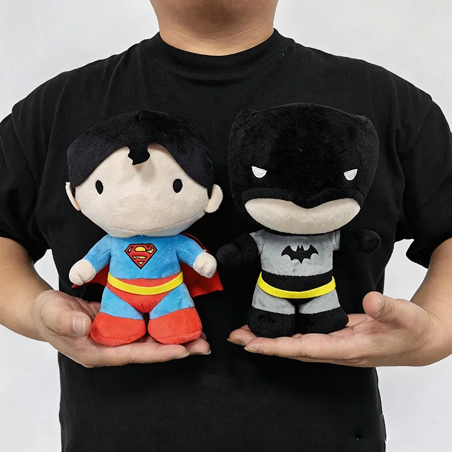 Classic Hero Plush Dolls 20cm Batman Superman DC Comics Justice League Soft Stuffed Toys for Kids Christmas Halloween Gifts