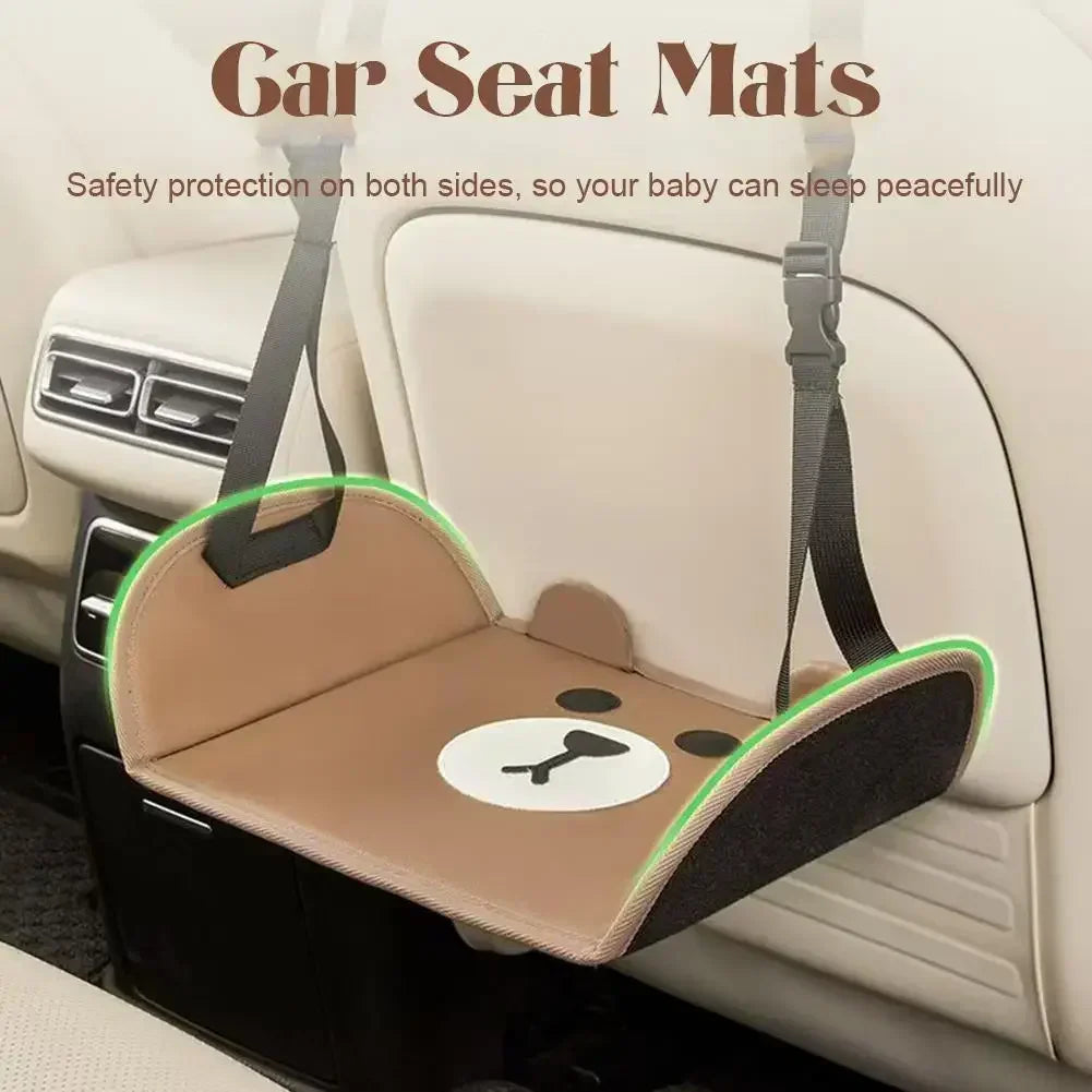 Portable Car Rear Seat Foot Hammock – Adjustable Hanging Footrest for Travel, Office & Car Interior Comfort