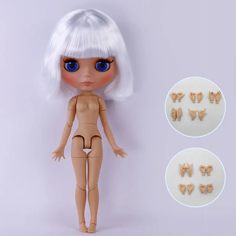 ICY DBS Blyth Doll Tan Skin Matte Face With Eyebrows Special Price 1/6 BJD JOINT body Neo Christmas Gift Anime
