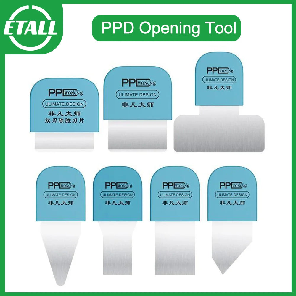 PPD Ultra Thin Metal Steel Opening Tool Mobile Phone Laptop Chip Removal Battery Disassembly Screen Separating Opening Pry Tool