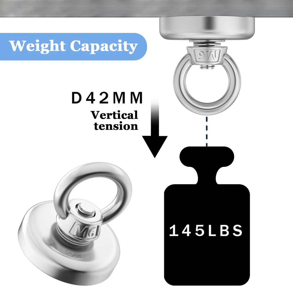 Super magnet Strong Super Powerful Neodymium magnet N52 Iman Ima Neodymium Fishing magnet Neomidium magnet Search Hook