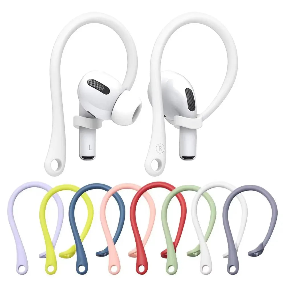 R Bluetooth Earphone Silicone Earhook For Airpods 1/2 Pro Earpods Loop Clip Headset Ear Hook Replacement Headphone Accessories