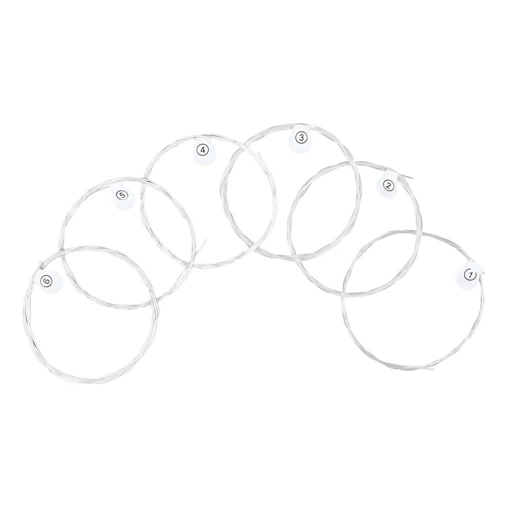 6 Pcs Strings Classical Guitar Strings Black Clear Nylon Guitarra Strings Sliver Plated Copper Wound String Guitar Accessories