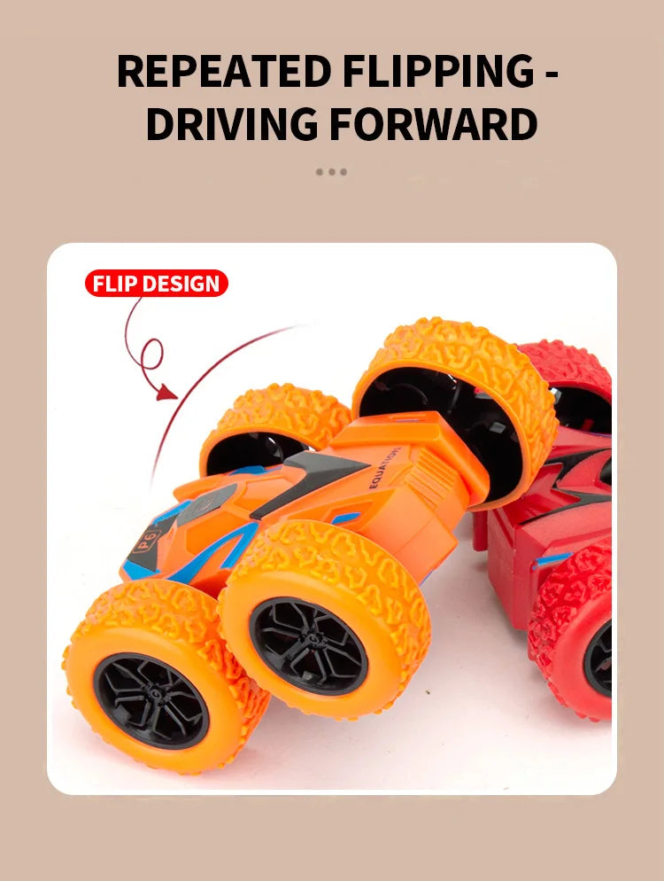 Clearance_4pcs/2pcs/1pc double-sided inertia stunt rolling toy car - high playability, double-sided playability_Continuous updat
