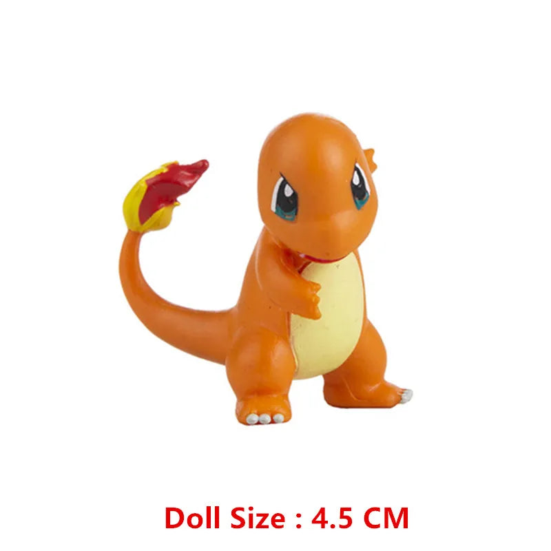 New Pokemon 4-13Cm Cartoons Movie Anime Figure Pikachu Lucario Mewtwo Flying Dragon Pet  Action Figures Model Toy Birthday Gifts