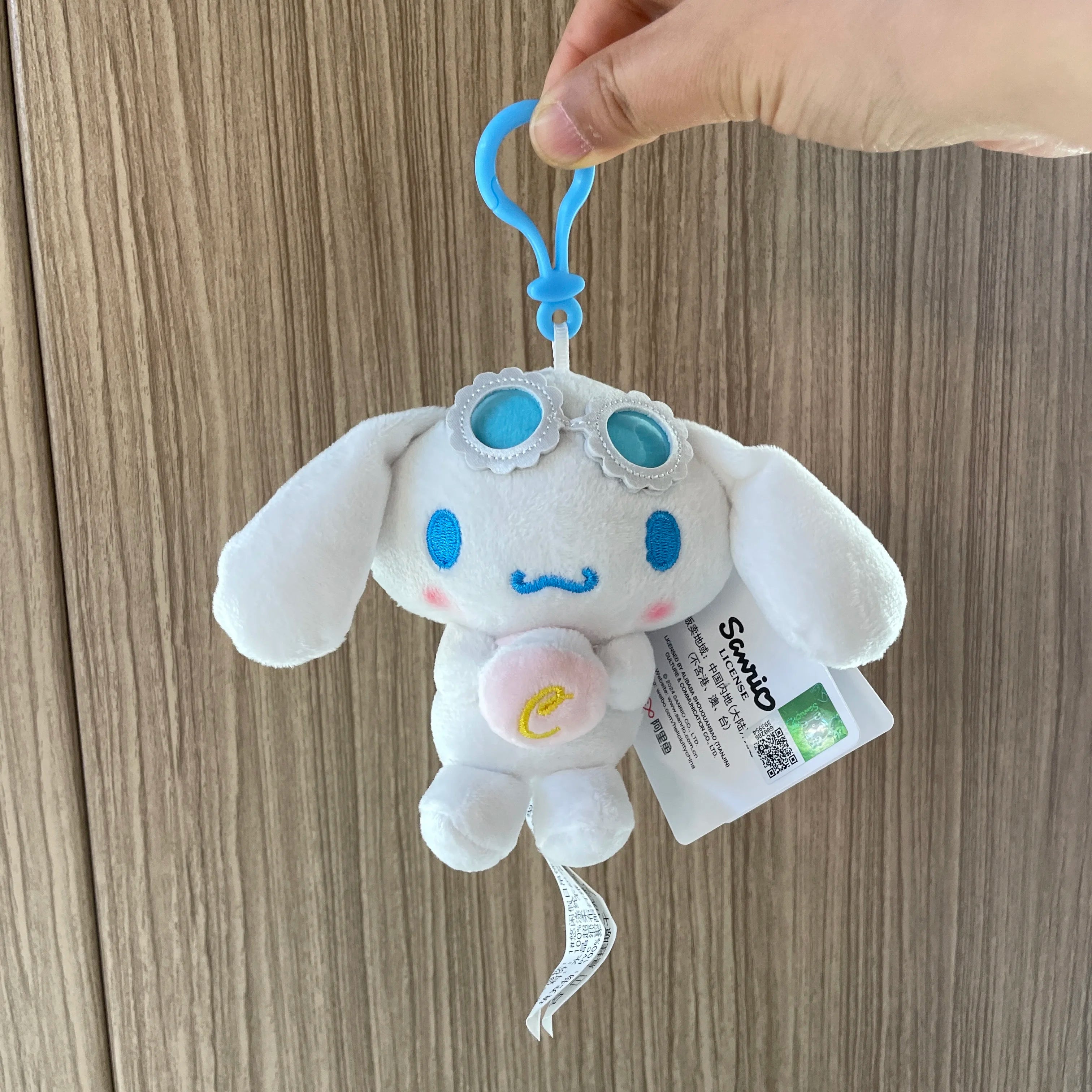 Genuine Sanrio Hangyodon Melody Kuromi Pendant Plush Toys Small Charms Sayuri Model Doll Stuffed Toys Girls Boys Birthday Gifts