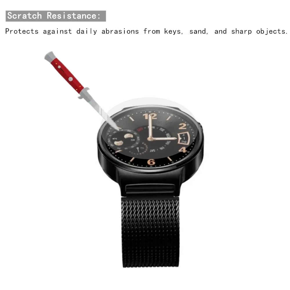 5Pcs 10Pcs Smart Watch Hydrogel Film For Universal Round Watch Diameter 33 34 35 36 37 38 39 40 41 42 43 25 -46 MM Soft Tpu Film