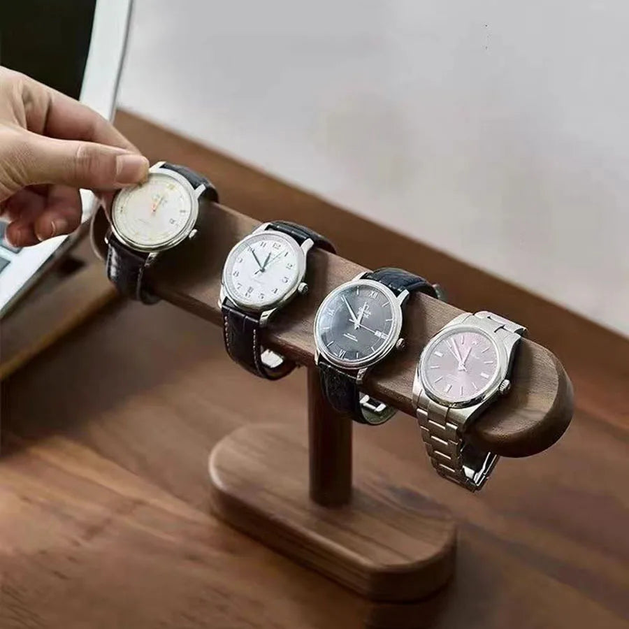 Walnut color Watch Bracket Display Holder Jewelry Bracket Chain Anklets Hanger Stand Racks Organizer For Counter Shows