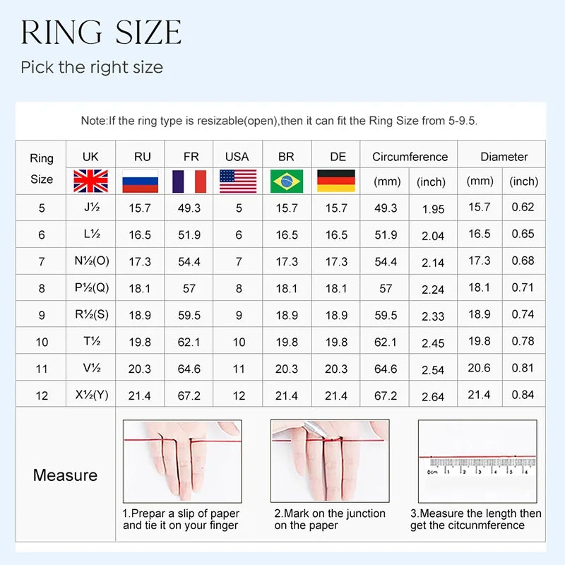 Asglam 925 Sterling Silver Water Drop Zircon Wide Rings For Women Gift Engagement Wedding Luxury High Quality Fine Jewelry