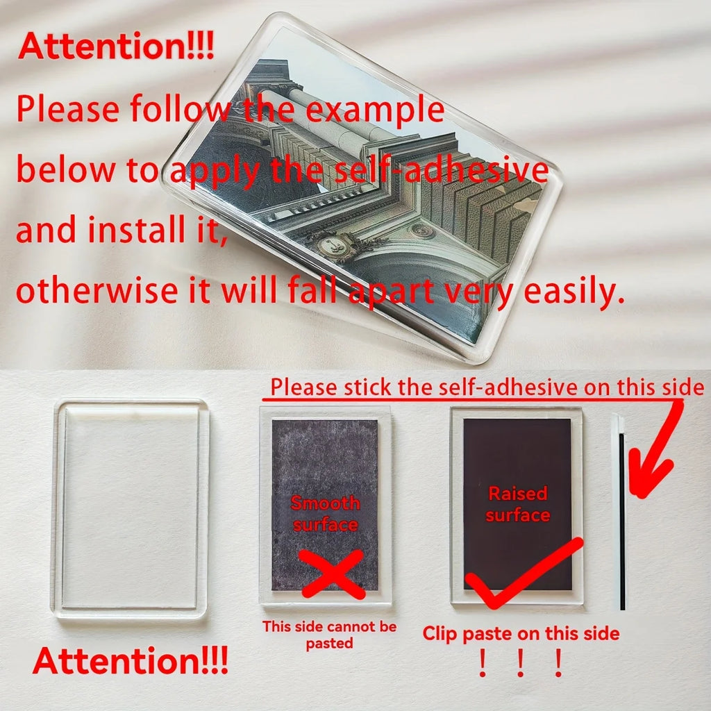 1pc Custom Sun Visor Photo Clip Scratch Resistant Personalized Photo Frame Tool-Free Installation No Charging Required