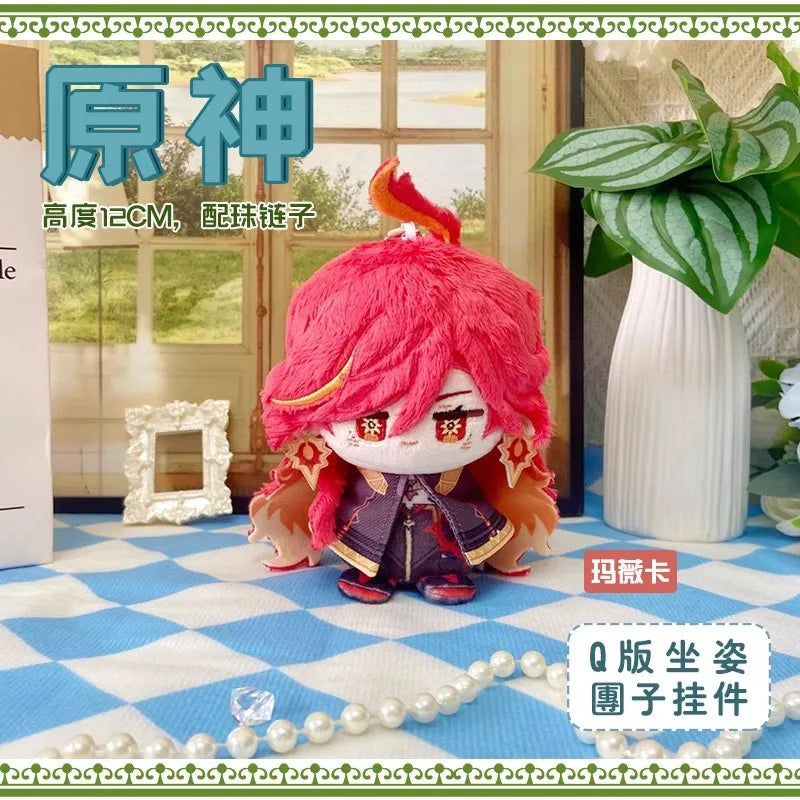 Anime Genshin Impact Plush Doll Citlali Mavuika Kachina Mualani Kinich Kaveh Alhaitham Kids toys Gifts Key Chain Small pendants