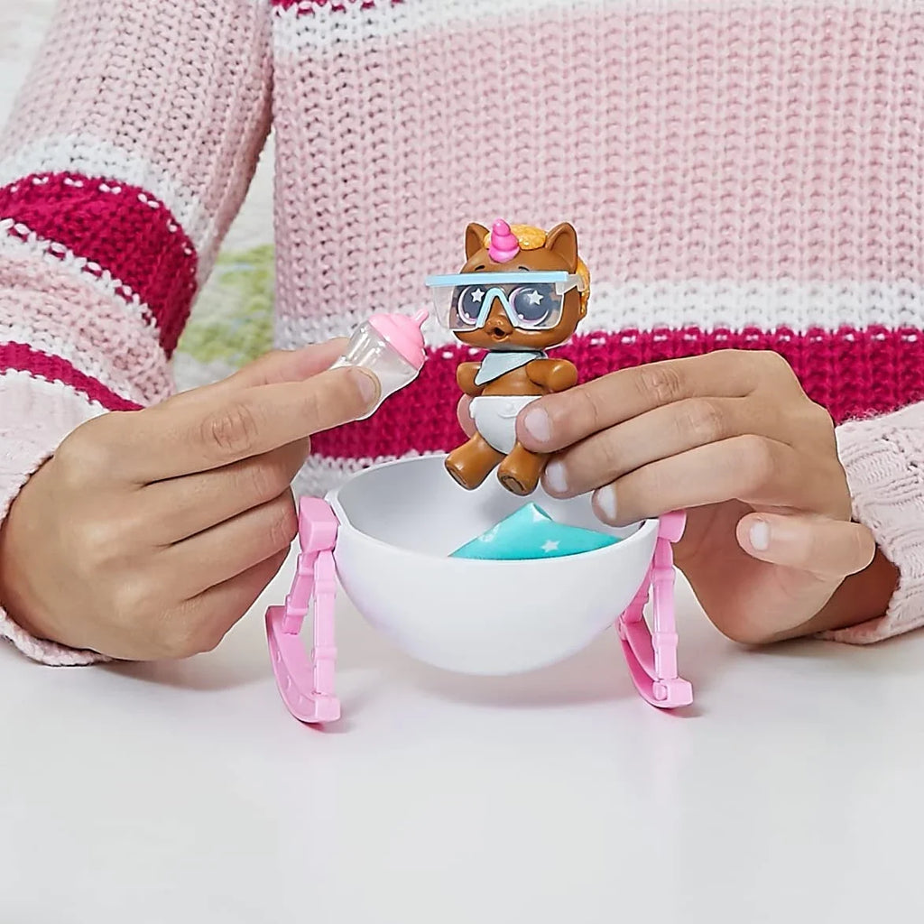 Surprise 5 Capsule Toys Newborn Unicorn Squad Mini Rainbocorn Blind Box Surprise Ball Anime Figure Collectible Toys