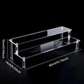 1-5 Tier Acrylic Display Stand Perfume Doll Clay Figurine Blind Box Storage Rack Transparent Ladder Makeup Organization W-2