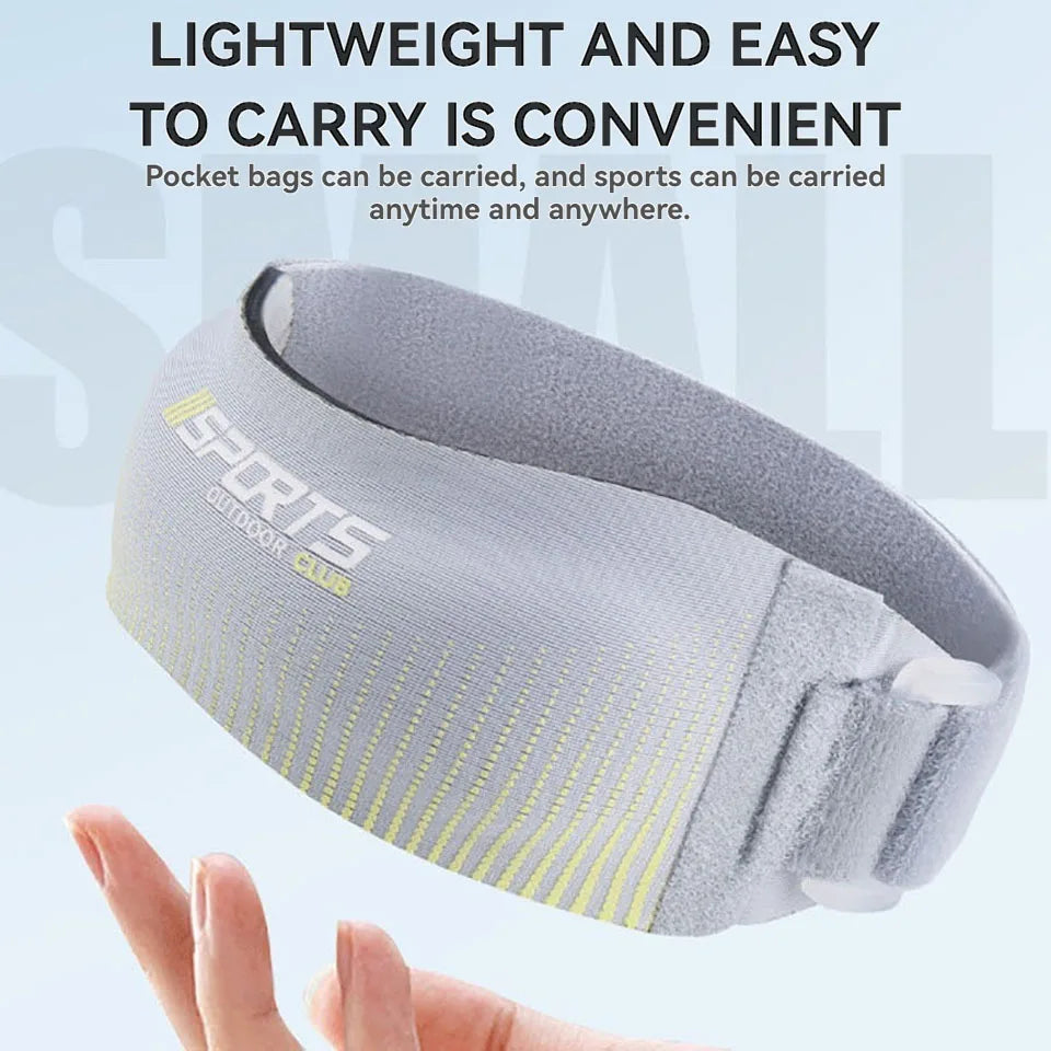 GOBYGO 2Pcs Patella Strap Outdoor Sports Running Shock Absorption Jump Rope Compression Knee Pads Adjustable Knee Sleeve Unisex