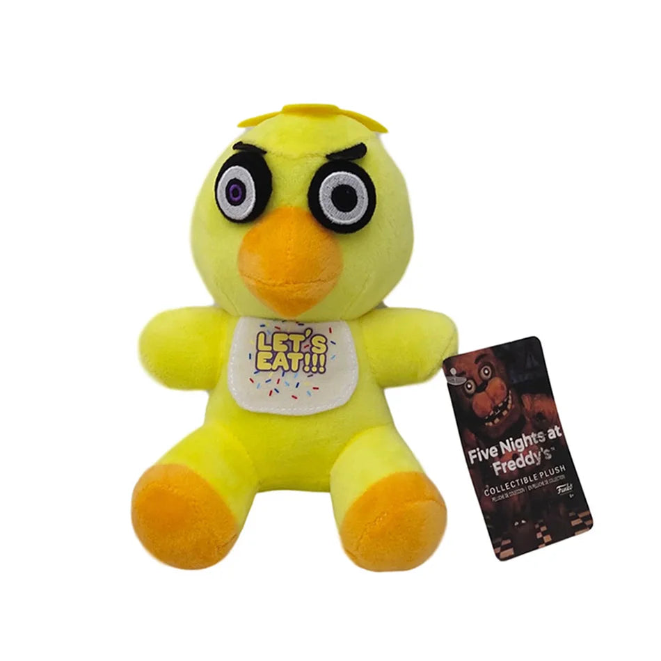 FNAF Five Nights at Freddy's Freddy Fazbear Bonnie Foxy Sundrop Moondrop 18cm Soft Plush Doll Collectible Toy Gifts for Kids