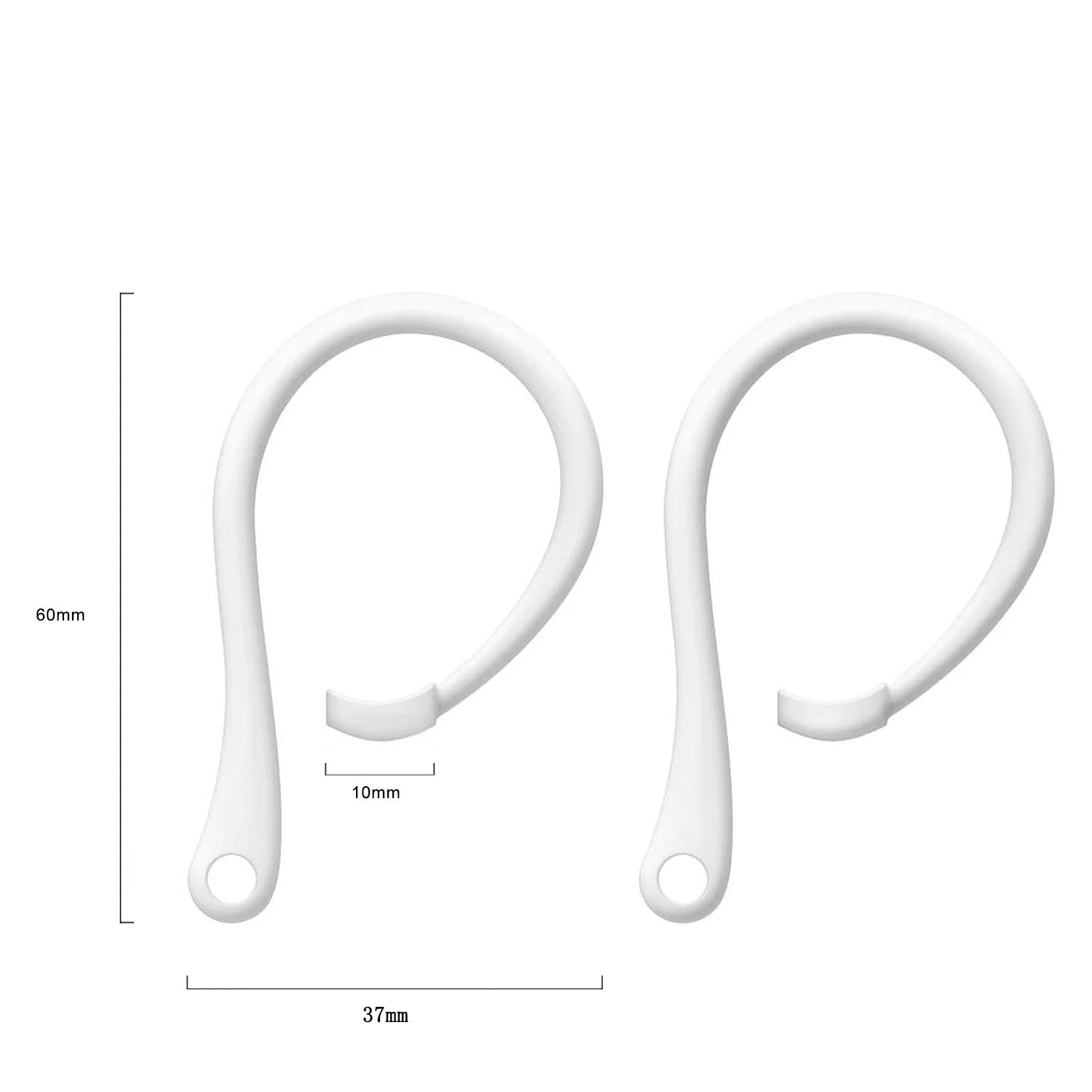 Anti-lost Silicone Ear Hook for Apple AirPods 1 2 3 4 Pro Sport Headphone Anti-drop Earhook Holder Eartips For Air Pods 1 2 3