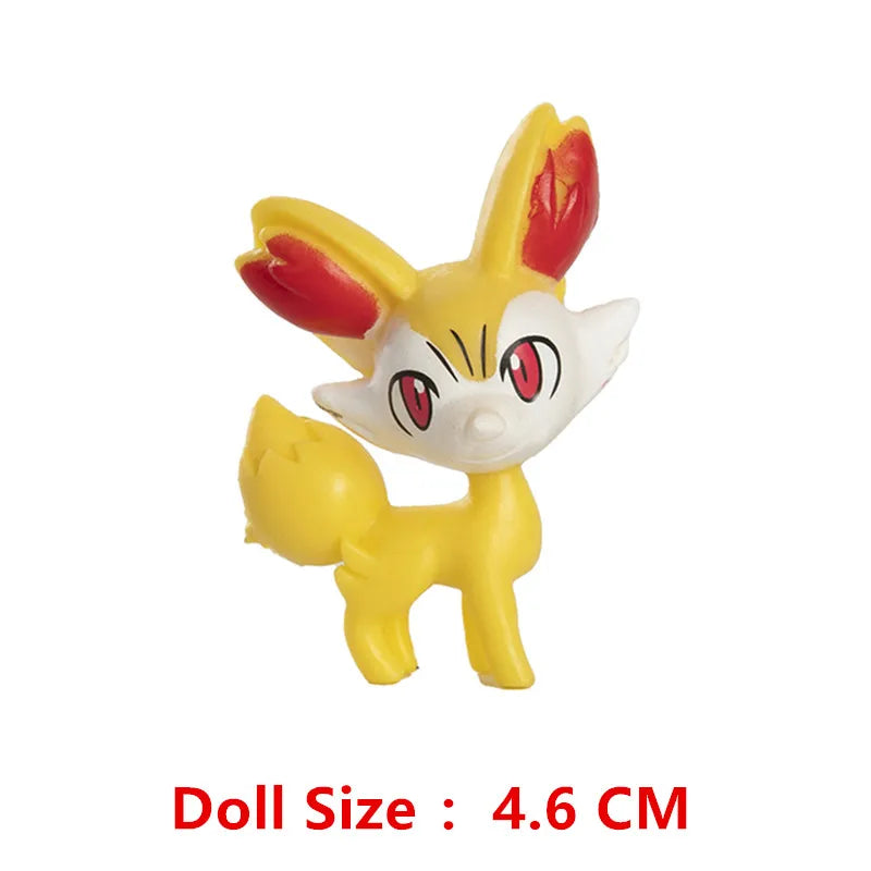 Pokemon 4-13Cm Toys Model Cartoons Movie Anime Figure Pikachu Eevee Charmander Mewtwo Collection Dolls Birthday Best Gift
