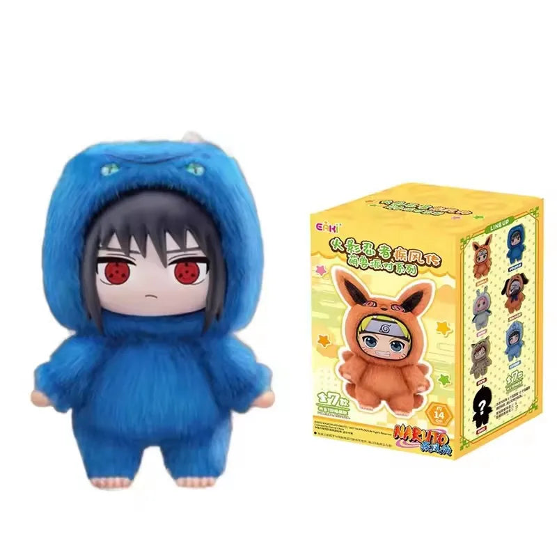 New EAKI Naruto Blind Box Shippuden Party Series Uzumaki Stuffed Shippuden Original Plush Figure Ornament Toy Collection Gift