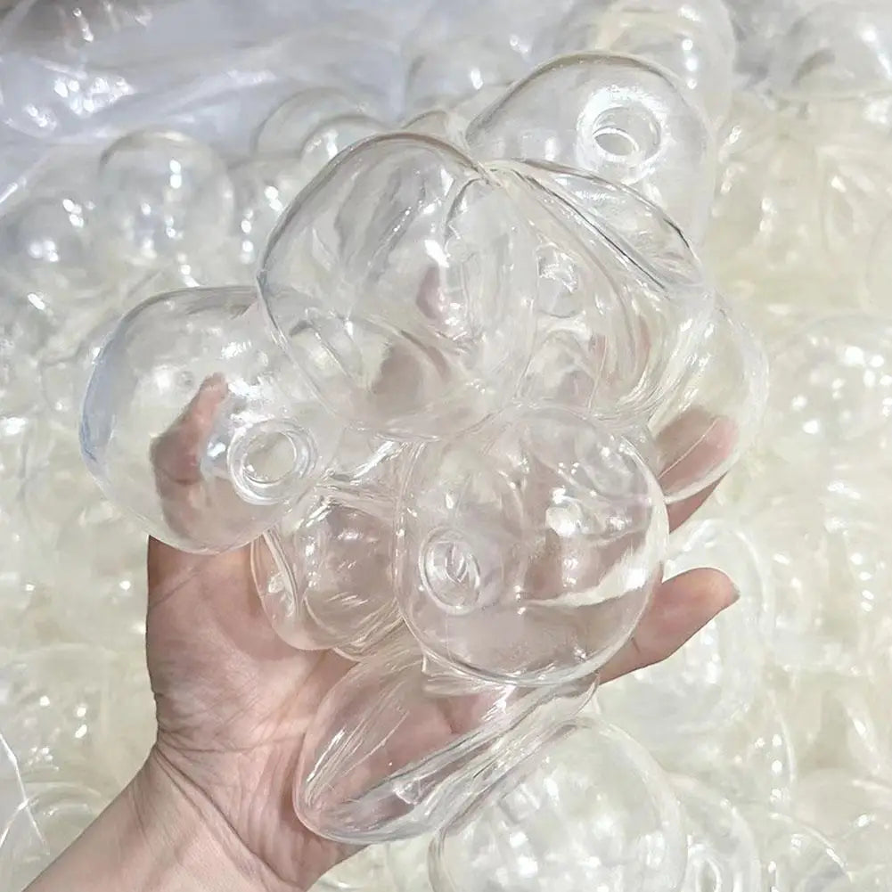 10pcs Creative Sphere Jewelry TRP Casting Molds Tools Diy Handmade Empty Ball Skin Slow Rebound Decompression Slow Rebound Toy