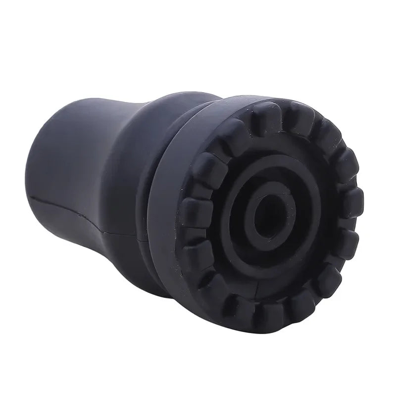 16-22mm Antiskid Walking Stick Crutch Cane Bottom Pads Cover Protector Climbing Hiking Trekking Pole Tip