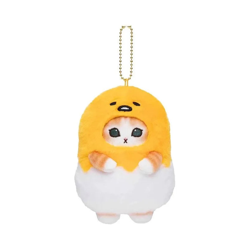 Anime Shark Cat Co Branded Cross-dress Kuromi Hello Kitty Cinnamoroll Plush Toys Collect Decoration Pendant Gift