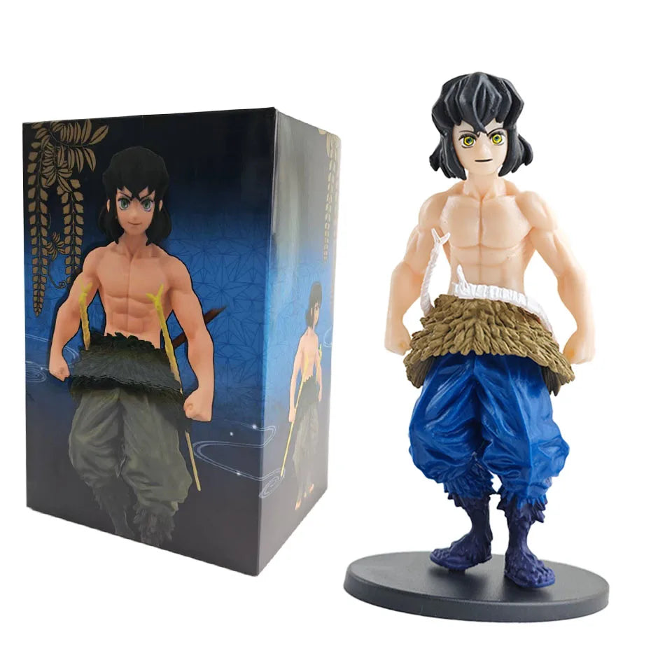 Anime Figure Kamado Tanjirou Nezuko Demon Slayer Figure Action Figures PVC Model Toys Zenitsu Figurine Inosuke Kimetsu No Yaiba