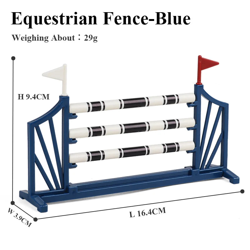 Oenux Home Decoration Equestrian Fencing Palm Trees Simulation Farm Cow Horse Animal Model Action Figures Miniature Cute Kid Toy