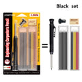 Solid Carpenter Pencil Set Deep Hole Marking Tool Pen Built In Pencil Sharpener Carpenter Lead Core Automatic Pencil Drawing Pen