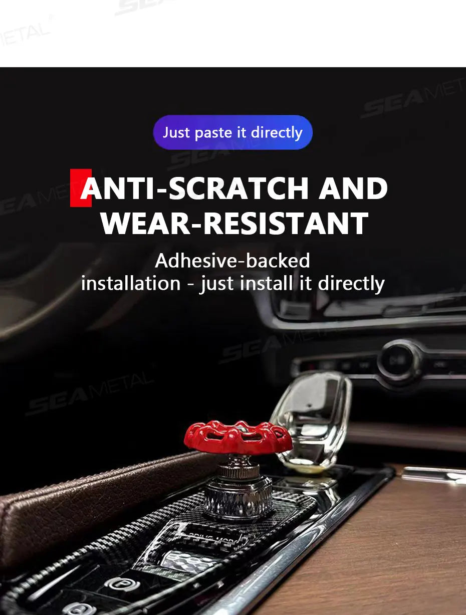 BLALION Fun Car Center Control 3D Valve Decoration Auto Interior Shift Knob Cover Air Conditioner Button Valve Switch Sticker