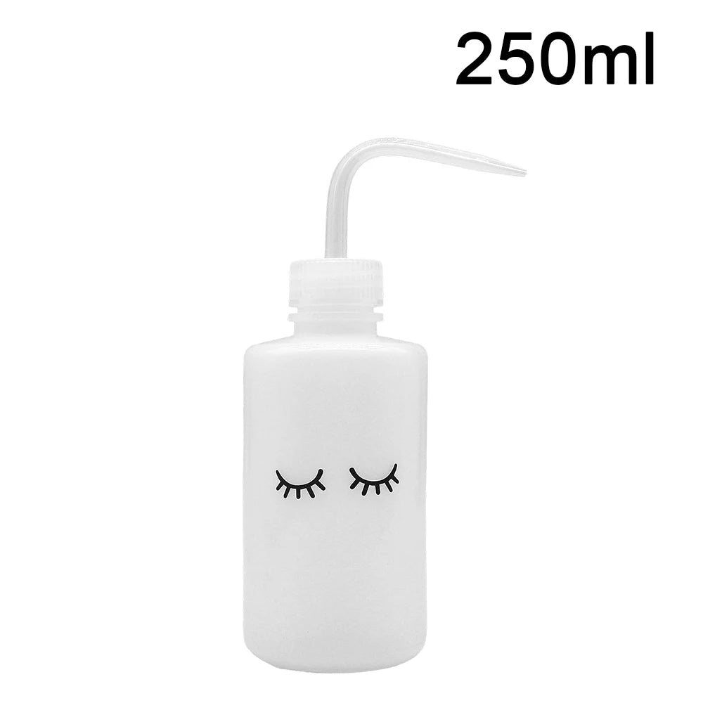 Eyelash Clean Washing Bottle Curved Spout Blow Wash Makeup Remover Bottle Eyebrow Lifting Tool Lash Extension Supplies