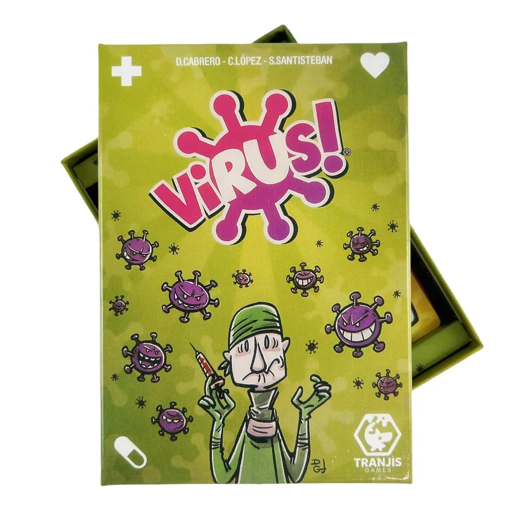 Interesting Virus Infected Card Game English Version Tabletop Card Interactive Game for Family Gatherings Couples Adult Parties